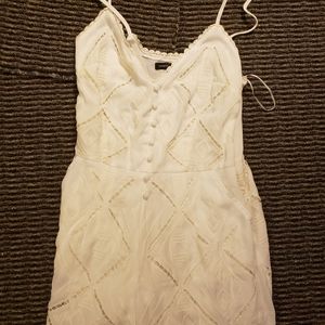 White lace romper size M